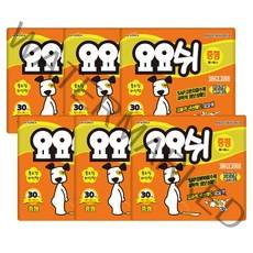 요요쉬 배변패드 중형 플로랄와인향 30매 X 6팩, 6개입