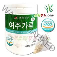 HACCP 여주 가루 국내산 여주분말100% 천연 인슐린 p-인슐린 국산 여주가루100% 통 300g + 슈퍼푸드.com 연자육 티백, 1세트, ( 통 300g + 1g )