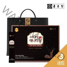 [선물용 쇼핑백증정] 종근당 녹용홍삼스틱 애니타임 3세트, 단품, 단품