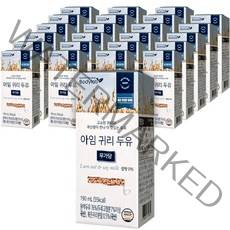 바디랩 아임 귀리 두유 무가당, 190ml, 24개