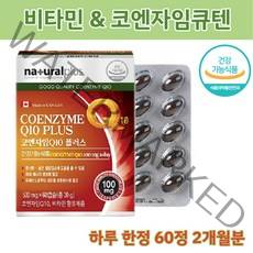 플러스 캐나다 코엔자임Q텐 비타민 코엔자임큐텐플러스 60캡슐, 코엔자임큐텐 60캡슐_2개월분