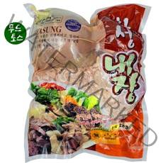 푸드토스 순대내장 돼지내장 2kg (땡초서비스) 오소리감투 간 허파 염통 소창, 1개