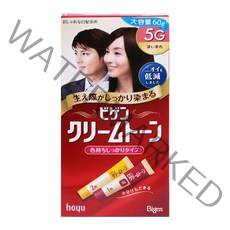 비겐 크림톤 염모제 60g, 5G 진한 밤색, 4개