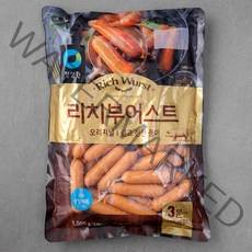 청정원 리치부어스트, 1kg, 1개