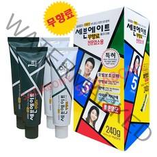 세븐에이트 무향료 칼라크림(1제120gx2+2제120gx2) 헤어컬러 일반염색약, 5호 진한 밤색, 1세트