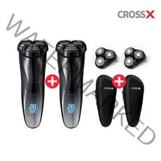 [KT알파쇼핑][방송최저가] 크로스엑스 오지호 전기면도기+면도날+휴대용케이스 1+1