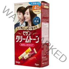 비겐 크림톤 염모제 60g, 4G 자연 밤색, 5개