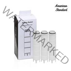 American Standard - 해바라기 레인 샤워기 선반 필터형 녹물제거 필터교체 LED 샤워수전 수도꼭지, 세디머트 필터 대(3개입)