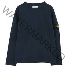 [스톤아일랜드] 키즈 와펜 니트 티셔츠 7616509A2 V0028