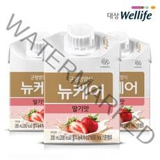 대상웰라이프 완전균형 영양식 뉴케어 딸기맛, 10팩, 200ml, 10캔