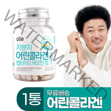 저분자 어린 콜라겐 펩타이드 비오틴 정 피쉬콜라겐 식약처 인증 윤택, 60정, 1개
