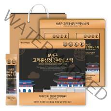 개성고려삼인 6년근 고려홍삼정 전체식 스틱 + 쇼핑백, 1개, 360g
