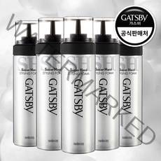 갸스비 스타일링 슈퍼하드 핸디 헤어폼, 185g, 5개