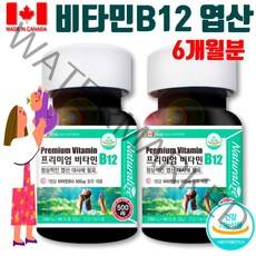 임신준비 비타민비12 활성 엽산 B12 역활 남자 여자 단일성분 영양제 알작은 VITAMINB12 캐나다완제품