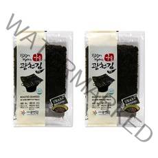 광천김 간장에 찍어먹는 구운 파래 전장김 10g x 3p + 간장소스 6g x 6p, 132g, 2세트