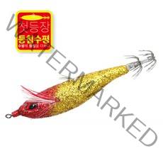 하프루어 뿔난 반짝이 / 등침 수평에기 / 아쭈르 / 쭈갑 문어 한치, 02 핑크/골드