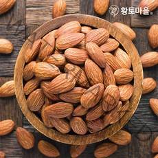 황토마을 2021년산 햇 볶음아몬드 구운아몬드, 1팩, 1kg