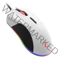 IAK_ABKO 해커 A230 3325 게이밍마우스 RGB LED/후아노스위치/DPI설정/게이밍센서, 화이트