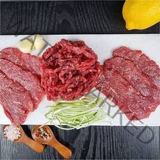정육1번가 한우암소 육회 육사시미 육전 뭉티기 홍두깨 꾸리살 250g