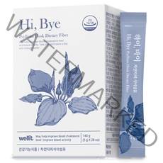 웰릿 하이바이 차전자피 식이섬유 쾌변 배변, 1개, 28포