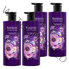 케라시스 퍼퓸 샴푸 엘레강스앰버, 600ml, 4개
