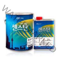 KCC 센스탄 만능우레탄 타일페인트 욕실 세면대 3.6L, 흑색
