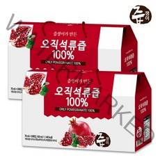 즙쟁이 오직 석류즙 2박스 60포(null), 2박스 60포, 1포 70ml