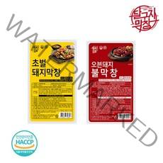 달구지푸드 초벌+불 돼지막창 180gx 2팩(된장소스포함), 180g, 2팩