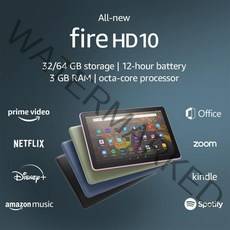 올뉴 아마존 파이어 FULL HD 10인치 32GB 2021년형 11세대 최신형, 올리브 + 32GB + WLAN