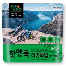 이지밥 핫앤쿡 라면애밥 쇠고기미역국, 110g, 4개