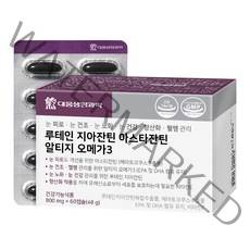 대웅생명과학 루테인 지아잔틴 아스타잔틴 알티지 오메가3, 1개, 60정