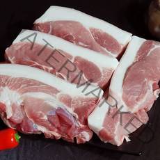 제주흑돗 제주 흑돼지 냉장육 구이용 보쌈수육용 찌게용 뒷다리살 1kg, 구이용(2.5cm두께)