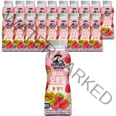 퀘이커 마시는 오트밀 봄 딸기, 50g, 20개