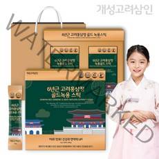 개성고려삼인 6년근 고려홍삼정 골드녹용 스틱, 12g, 30포