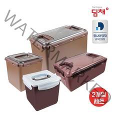 위니아딤채 딤채 김치냉장고 김치통 4종[세트판매], 2개, 6.5L