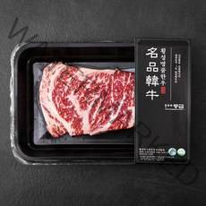 횡성한우 1++등급 등심 스테이크용 (냉장), 200g, 1개