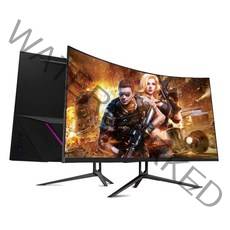 게이밍모니터 24 인치 게이밍 커브 모니터 Pc LCD 스마트 데스크탑 Cpu 컴퓨터 완벽한 게이머, [03] black 1k 75hz curved