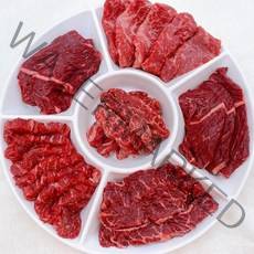 A테이블 국내산 1등급 소고기 갈비 치마 살치 부채 채끝 치마살 차돌박이 300g, 보리소 1등급 부채살 300g