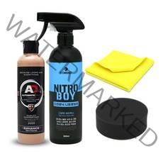 오토브라이트 페인트 클렌져 인핸스 250ml + 디크로닉 니트로보이 500ml + 패드 + 타월 랜덤발송 세트, 1세트