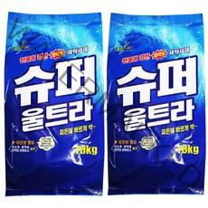 맑은나라 슈퍼울트라 가루세제 10kg+10kg 총20kg 강력세탁세제, 2팩, 10kg