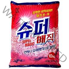 슈퍼 매직 가루세탁세제, 10kg, 1개