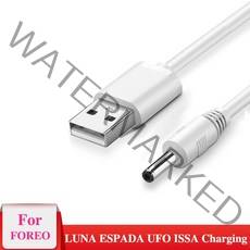 USB 충전기 케이블 For Foreo 페이셜 스파 마사지 용 클렌징 루나 Luna2 Luna3 미니 미니 2 Go Luxe USB 충전기 코드, (193)black