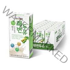 파스퇴르 쾌변두유 플레인, 190ml, 24개
