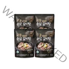 교동식품 교동 프리미엄 순살 갈비탕, 450g, 4개