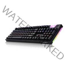 앱코 HACKER K660 ARC 프리미엄 카일 광축 방수 유선키보드 리니어 레인보우 LED, 블랙, 일반형