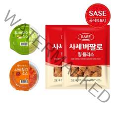 비비수산 사세 버팔로 윙 플러스 1kg+동원소스증정, 2팩