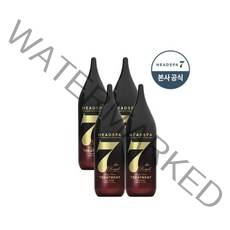 홈앤첫상륙헤드스파7 로얄블랙 탈모완화 트리트먼트 210mlx4, 4개