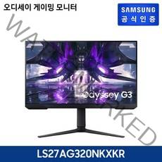 삼성전자 삼성 오디세이 게이밍 모니터 LS27AG320NKXKR, 없음