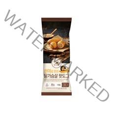 헬스앤뷰티 현미로 만든 닭가슴살 핫도그, 80g, 10팩