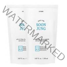 에뛰드 순정 약산성 6.5 휩 클렌저 150ml 리필 2개 1세트